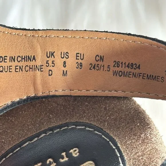 Clarks Artisan Caslynn HARP Wedge Sandals Sz 8 - Picture 6 of 7